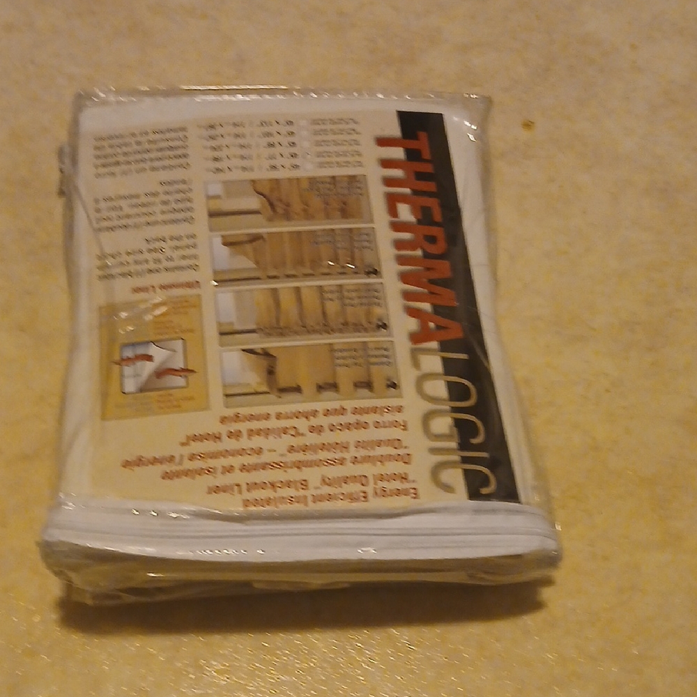 Thermalogic Insulating White Curtains